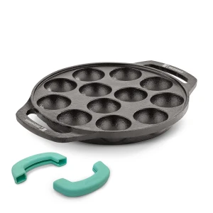 Bergner Eco Cast Iron Appam Patra 12 Pits