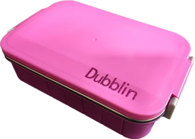 DUBBLIN FEAST Lunchbox Medium Steel Insulated Pink